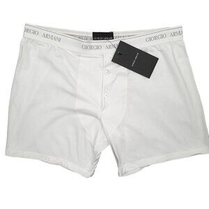 NEW Giorgio Armani Boxer Briefs Underwear! e 50 M  Off White  100% Cotton Italy